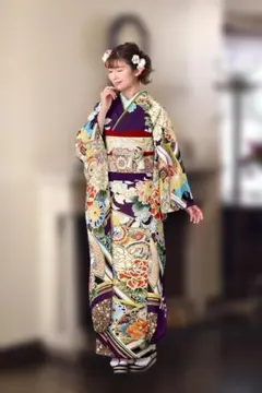 2026年最新】振袖フル 紫の人気アイテム - メルカリ