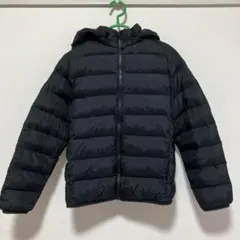UNIQLOウォームパデッドウォッシャブルパーカ　KIDS150黒　無記名