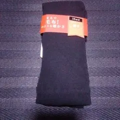 チュチュアンナ　靴下　18cm丈　黒　暖かい