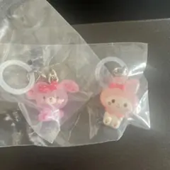 サンリオ　マイメロ　ぼんぼんりぼん　めじるしアクセサリー