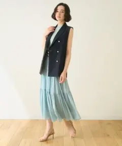 ANAYI リネンオックステーラードジレのサムネイル