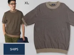 美品 SHIPS CORDURA モックネック ニット Tシャツ XLのサムネイル