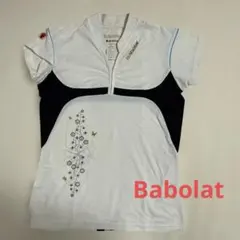 Babolat テニス Tシャツ ホワイト/ブラック