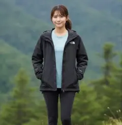 ノースフェイス ブラック マウンテンパーカー M THE NORTH FACE