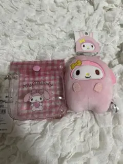 산리오 마이멜로디 ミニポーチ マスコット セット