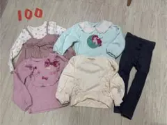 女の子 まとめ プティマイン 100 100cm 長袖 トップス