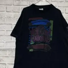 USA製90sヴィンテージTシャツ！シングルステッチ　ブラック半袖古着L715
