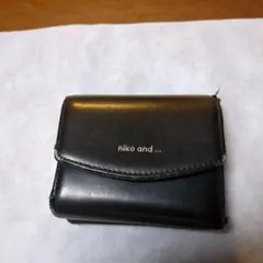 niko and ... ブラック 3つ折り財布