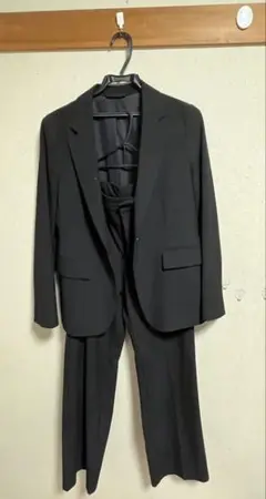 GU ブラック　パンツ　スーツ