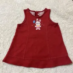 ミキハウス　ワンピース　うさこ　80