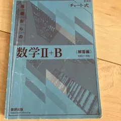 数研出版 新課程チャート式基礎からの数学II+B