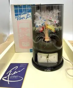 村上貿易 光ファイバーフラワーライト 時計付き PHANTOM 昭和レトロ