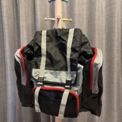 【大容量】学校・修学旅行用 リュックサック バックパック 黒×グレー