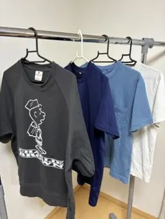 【ユニクロ Tシャツ 4枚セット】スヌーピー・ドライEX・エアリズムコットン♪