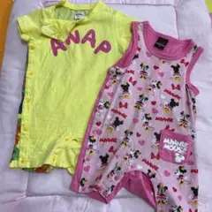 値下げ☆ロンパース BABYDOLL ANAP 女の子 ミニーちゃん