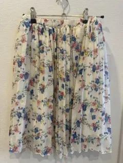 GLOBAL WORK キッズ　フラワープリント スカート XL