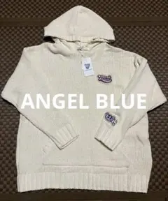 【新品】ANGEL BLUE ホワイト パーカー 新品タグ付きMサイズ
