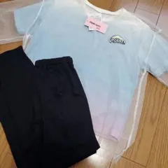 グラデーションパジャマセット 　ピンクラテ