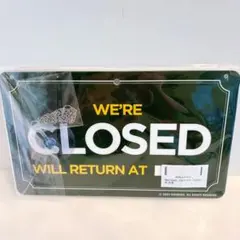 Open Closed Sign (Green)オープンクローズドサイン