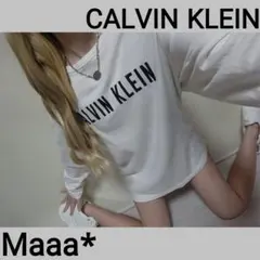 これは買わなきゃ損損！　CALVIN KLEIN　ロゴ　ロンT　激かわ♡