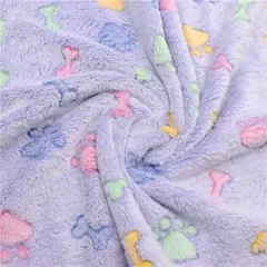 【50×170cm】ラスト1点　肉球　ファー生地　犬　ボア