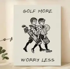 ポスター　ゴルフ　スポーツ　レトロ　事務所　リビング　北欧　カフェ　バー　A3