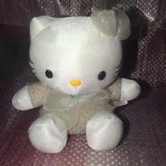 1998年製 サンリオ ハローキティ ゴールドドレスVer. ぬいぐるみ