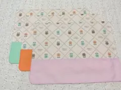 花柄入園入学セットフラワーランチョンマット３枚(25×35)給食セット女の子