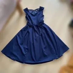 JILLSTUART ネイビー ノースリーブワンピース Sのサムネイル