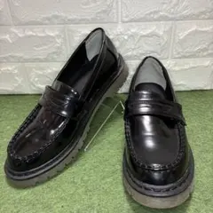 美品⭐️Cloche Arbre⭐️ブラック　ローファー（ファー取外し可）　Lサイズ