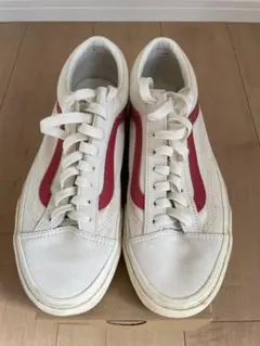 Vans Old Skool スニーカー 8サイズ ホワイト/レッド