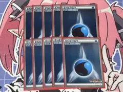 ポケモンカード 水エネルギー ミラー 5枚セット ストライプ - メルカリ