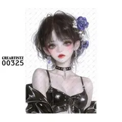 00325 ガール ペーパー/ステッカー 4枚 CREARTISTZ