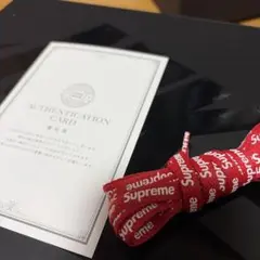 Supreme ロゴ入り シューレース レッドのサムネイル