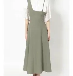 【新品】dazzlin グリーン キャミワンピース