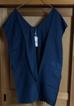 新品未使用　Kawai Okada ネイビー　ノースリーブ　LLサイズ