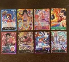 ワンピカード　ルフィ　まとめ売り　8枚セット