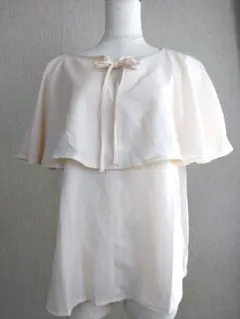 Heather ヘザー 【F】ブラウス 桃色 フリル シャツ フレア A24