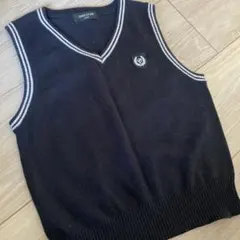 COMME CA ISM ニットベスト 120黒