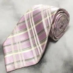 アルチザン ARTISAN 微光沢 ネクタイ チェック柄