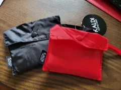 新品 KALDI エコバッグ 2色セット軽い　プレゼント　メンズ　カルディ