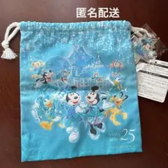 ディズニーシー 25周年 きんちゃく 巾着