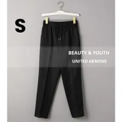 【新品タグ付き】BEAUTY&YOUTH サテンドローストリングパンツ S