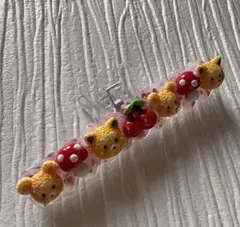 ハンドメイド　ホイップデコのブッククリップ