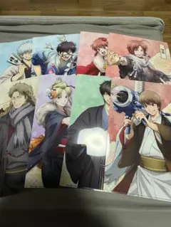 ローソン限定•銀魂 吉原大炎上クリアファイル全８種コンプリートセット