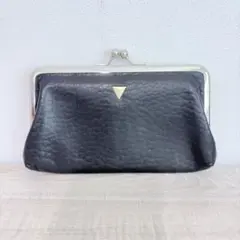 PETTICA トライアングルロングウォレット ブラック×チェリーピンク 長財布のサムネイル
