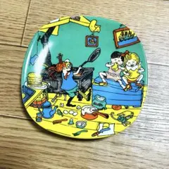 ビンテージ☆ロールストランド 長くつ下のピッピ プレートコレクション ２枚セット Rorstrandロールストランド 長くつ下のピッピ ウォールプレート