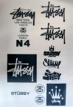 STÜSSY ステューシー アイロンプリントシート A4サイズ 11種