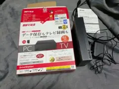 BUFFALO 外付けHDD 4TB HD-ED4U3-BE 本体