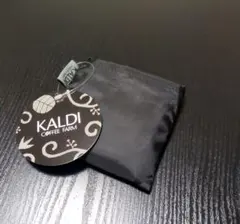 KALDI エコバッグ ブラック To be HAPPY 数量限定 新品